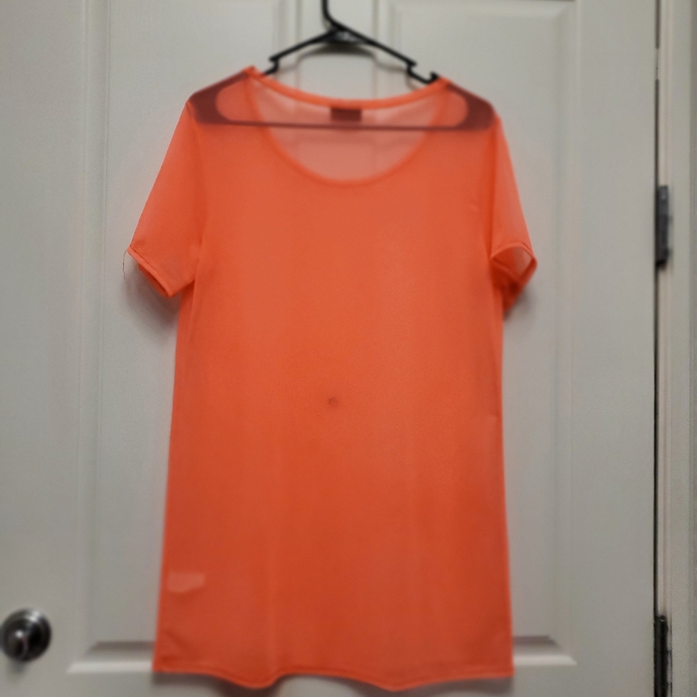 SWIM COVER-UP salmon pink